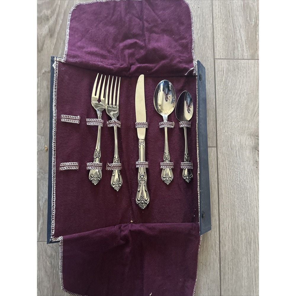 Oneida WM‎ A. Rogers President Premier Stainless LTD 5 Piece Place Setting NEW